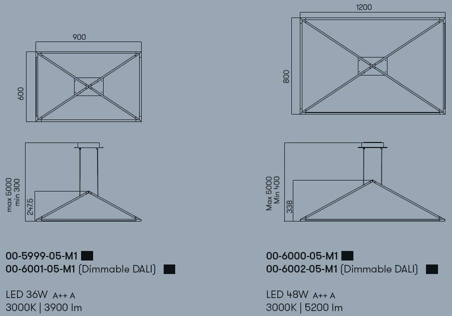 Светодиодный подвесной светильник из алюминия Tubs Santreyd sun-id-1450048 - Вид №8