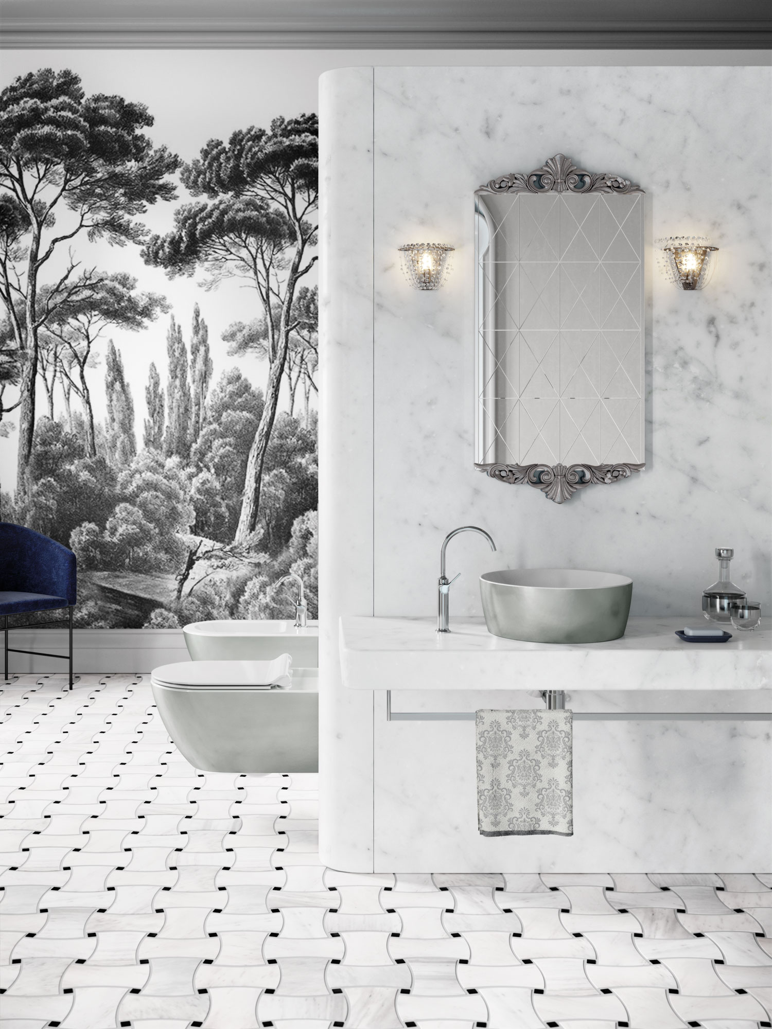 881555 Подвесной унитаз настенный Белый GSI ceramica  Италия  - Вид №2