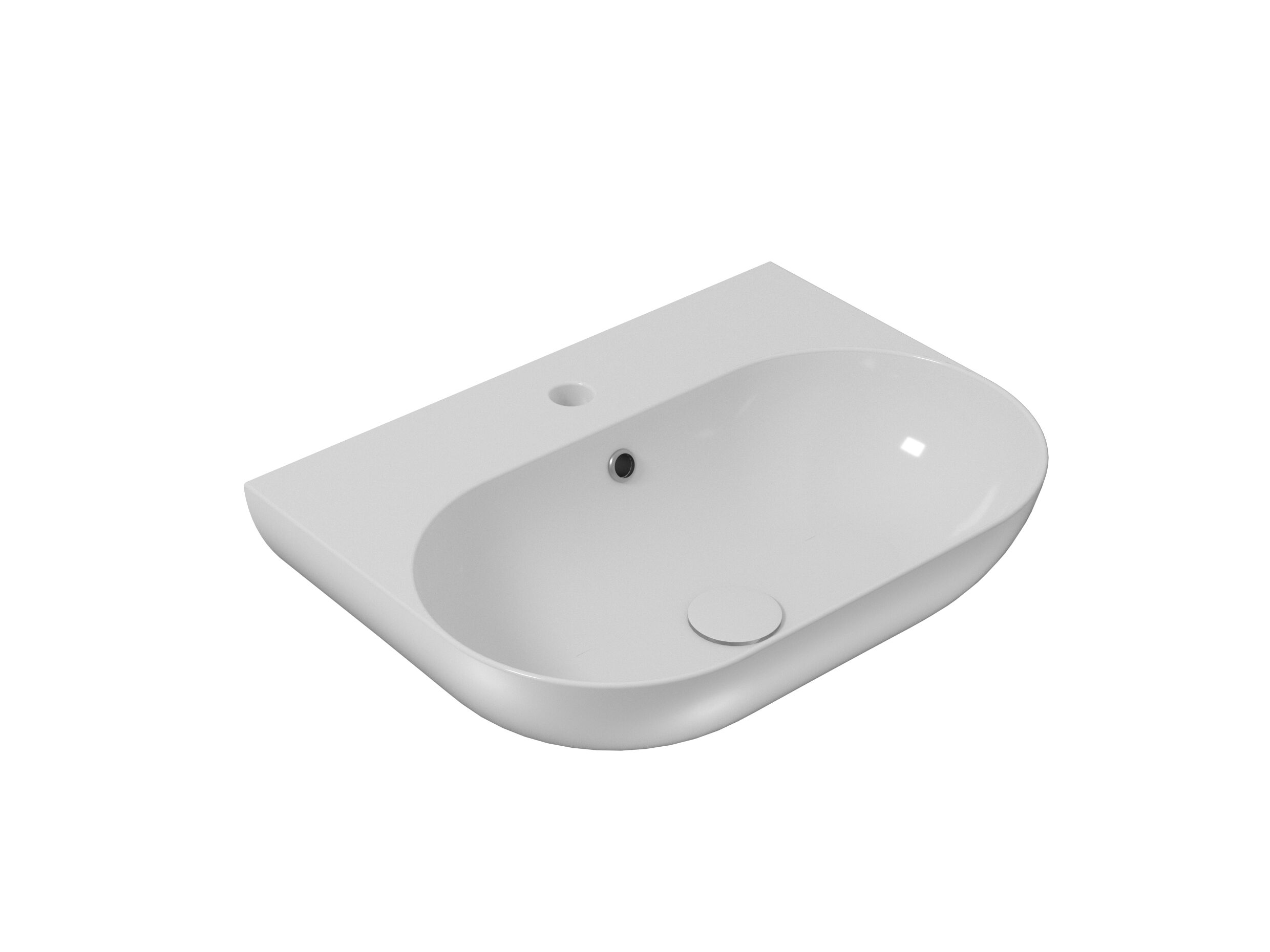 Керамическая овальная подвесная раковина Olympia Ceramica Milady ARCH-00068487 - Вид №2