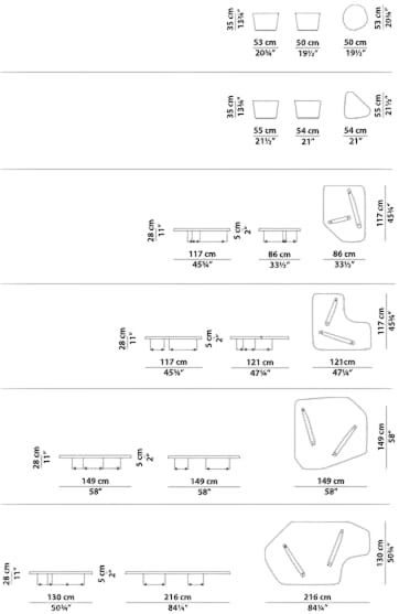 Низкий журнальный столик для гостиной Baxter AEGATES ARCH-00124469 - Вид №20