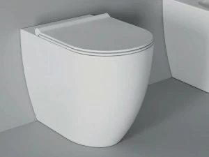 22240101,22240101tr Приставной унитаз напольный Белый Alice Ceramica Form Италия