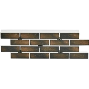 Термопанель рядовая Мосстрой-31 Brick House коричневый 118x41x5 см