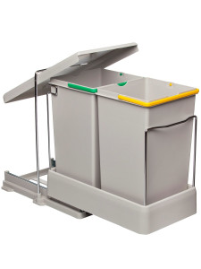 Контейнер для мусора на дверцу Gamma 400/28 Light Grey NAVAKO