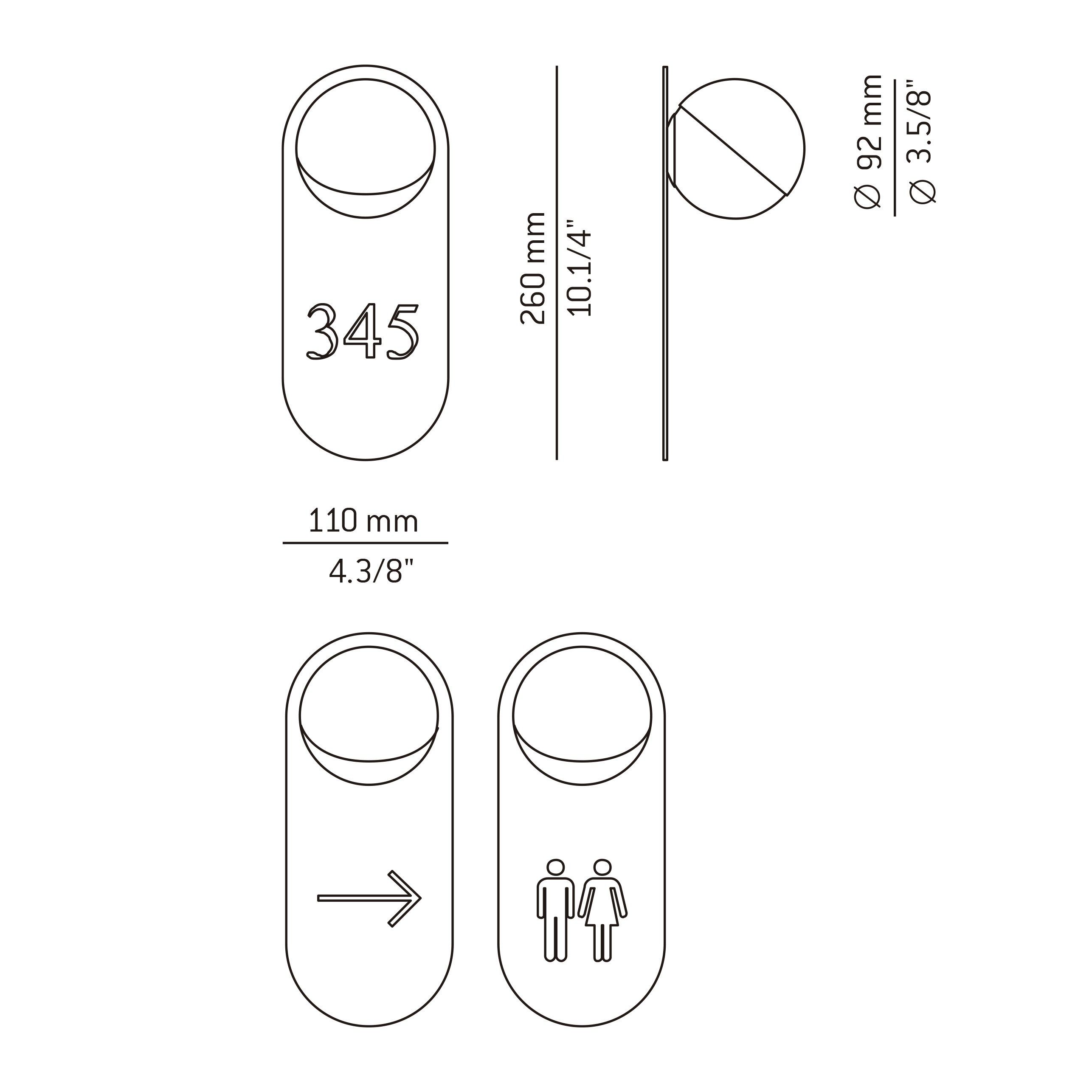 Светодиодный настенный светильник из металла и стекла Estiluz ARCH-00066969 - Вид №1