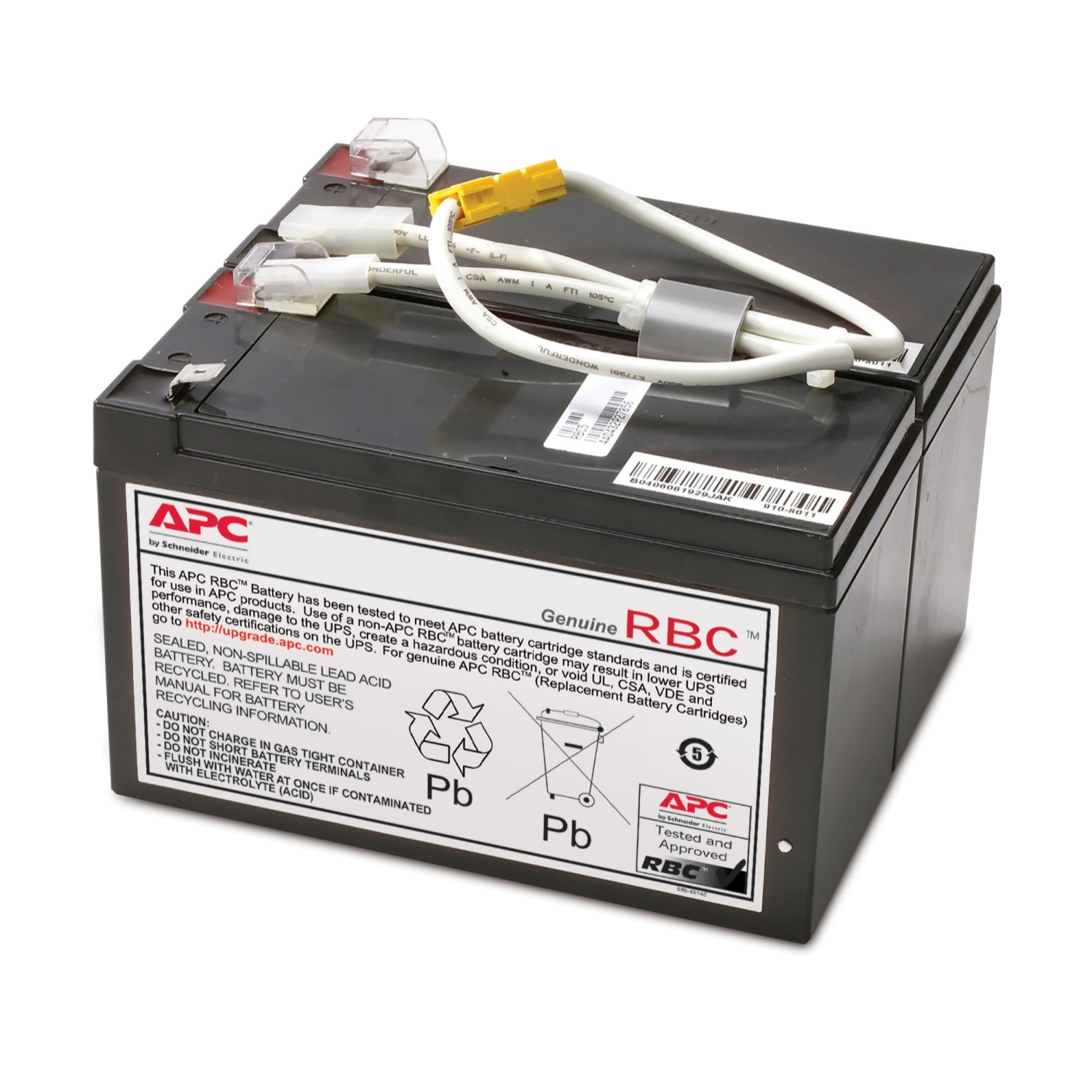 RBC5 Сменный батарейный картридж APC №5 со сроком гарантии 2 года Schneider Electric 