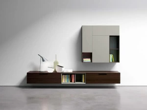 PIANCA Оборудованная лакированная стена Spazio