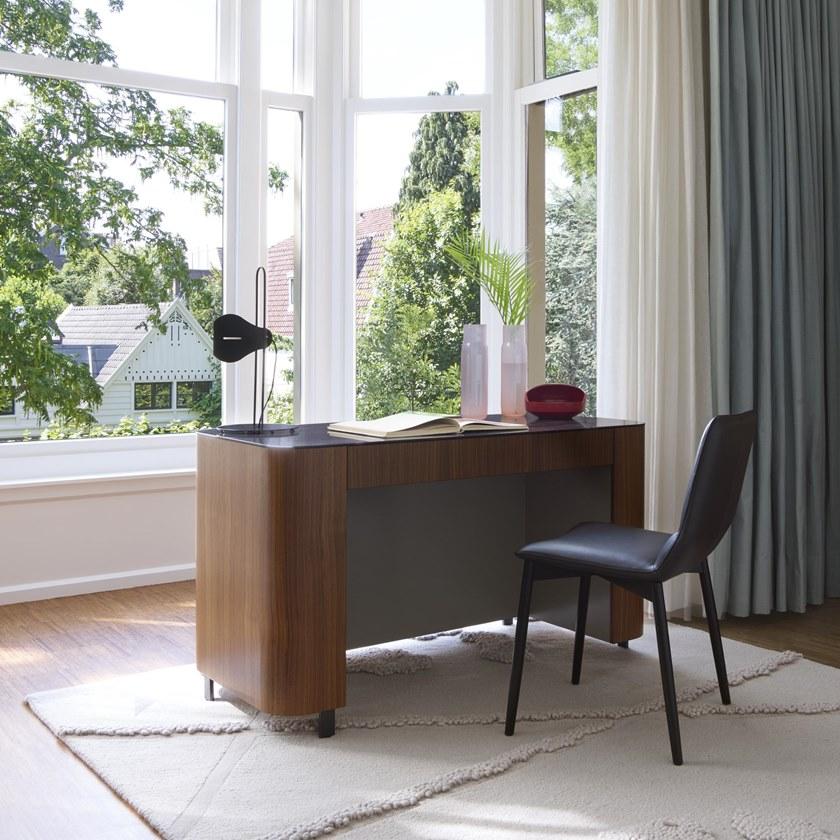 Ligne Roset Прямоугольный письменный стол из фанерованной древесины Postmoderne 00vhaj1n - Вид №2