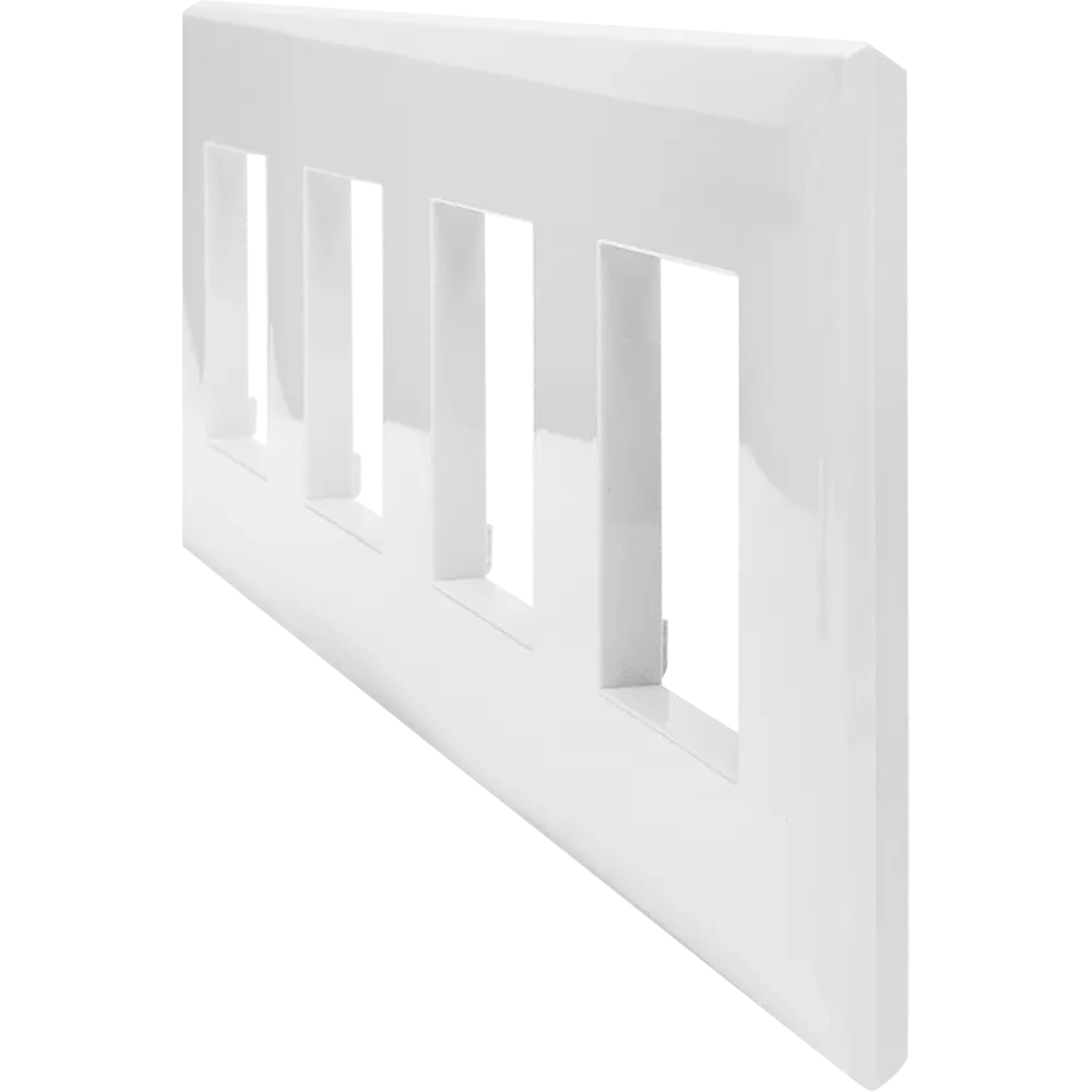 Рамка для розеток и выключателей DKC Avanti 4 поста цвет белое облако STLM-2008290 - Вид №2