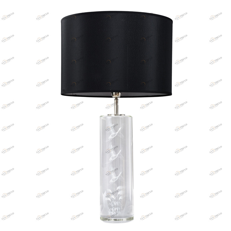 Настольная лампа черная 76х43 см Crystal BRTL3156 DELIGHT COLLECTION  00-3882453 Прозрачный;черный 