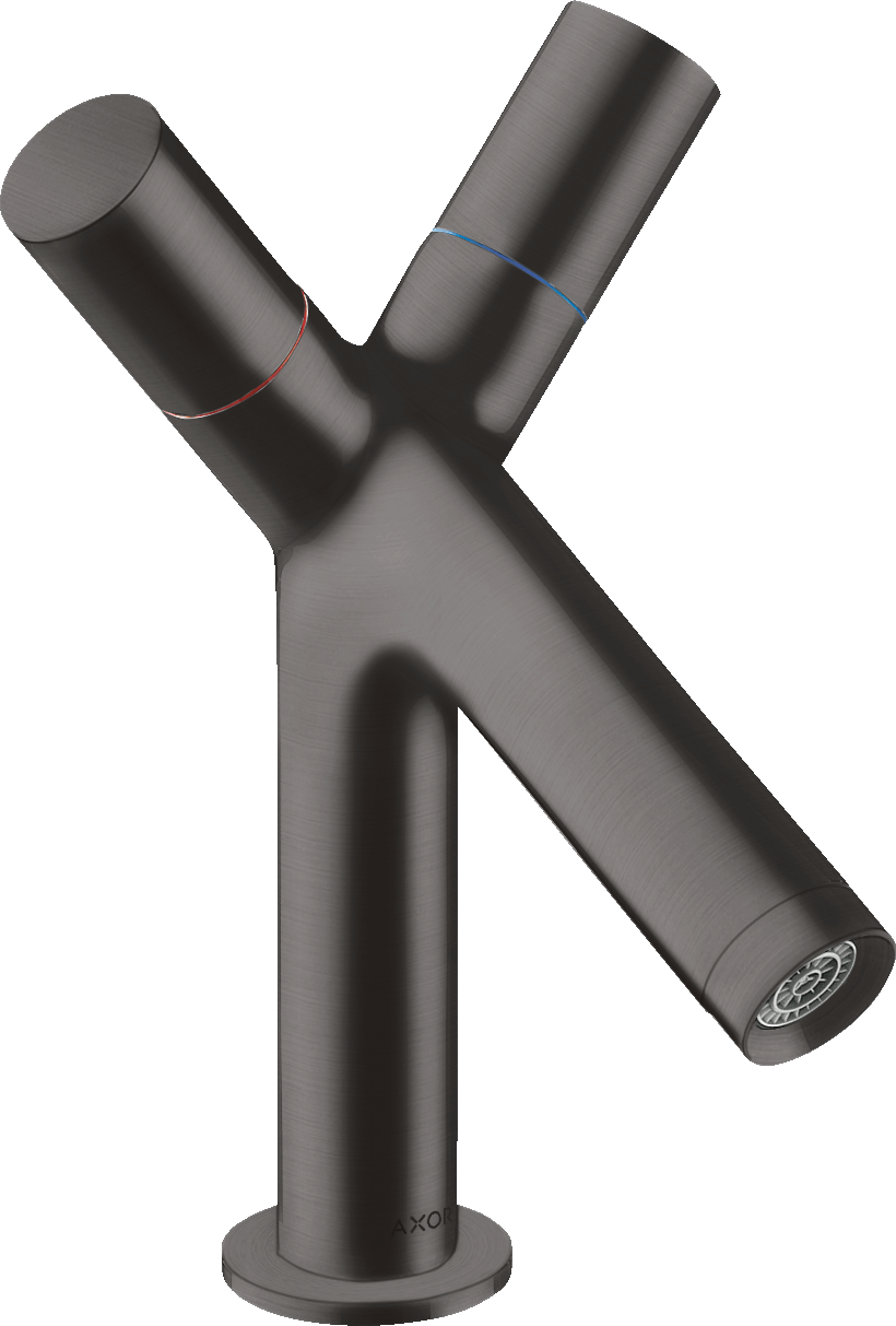 10030340 Смеситель для раковины 80, 2 ручки, со сливным гарнитуром AXOR STARCK