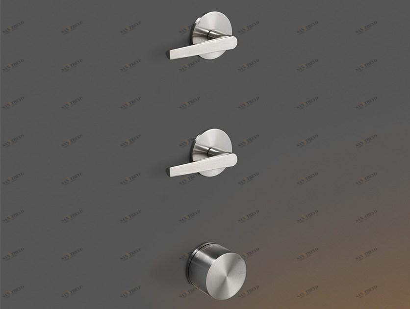 Ceadesign Термостатический смеситель и 2 крана открыть / закрыть. Flag Flg 52