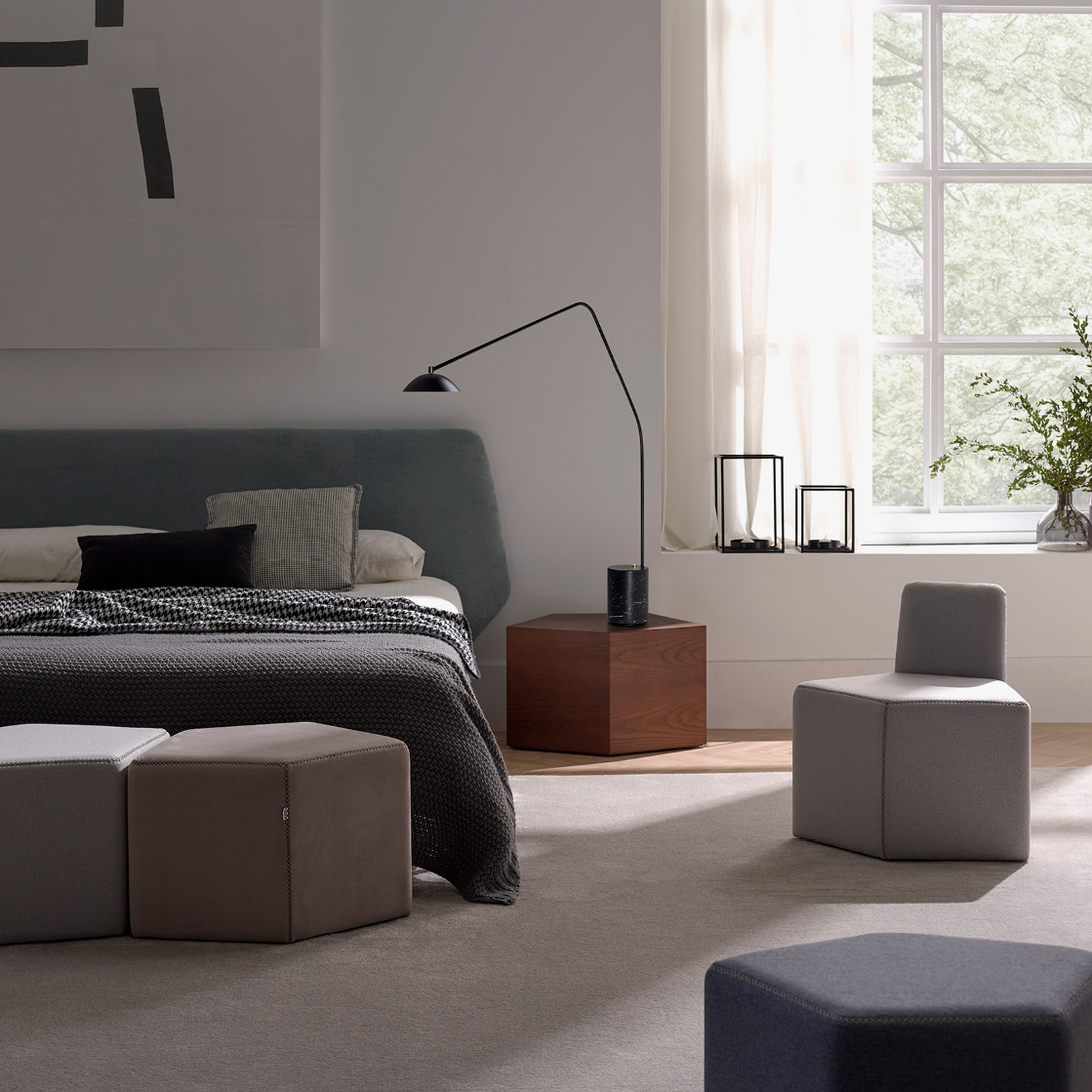 078015 Модульный пуф Belta-Frajumar Pent Santreyd - Вид №1