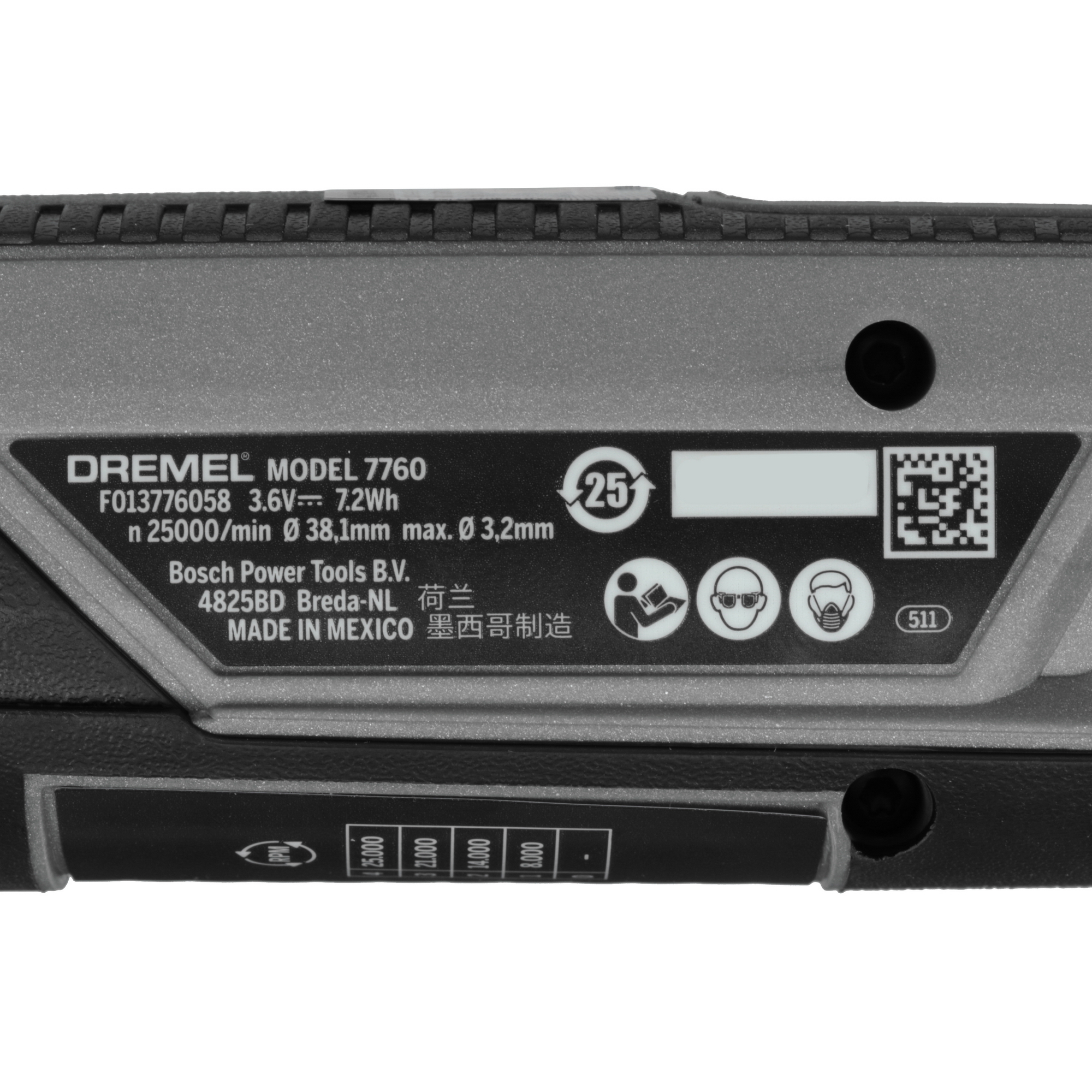 Гравировальная машина Dremel Lite 7760-15 5455670 STDN-0026537 - Вид №8