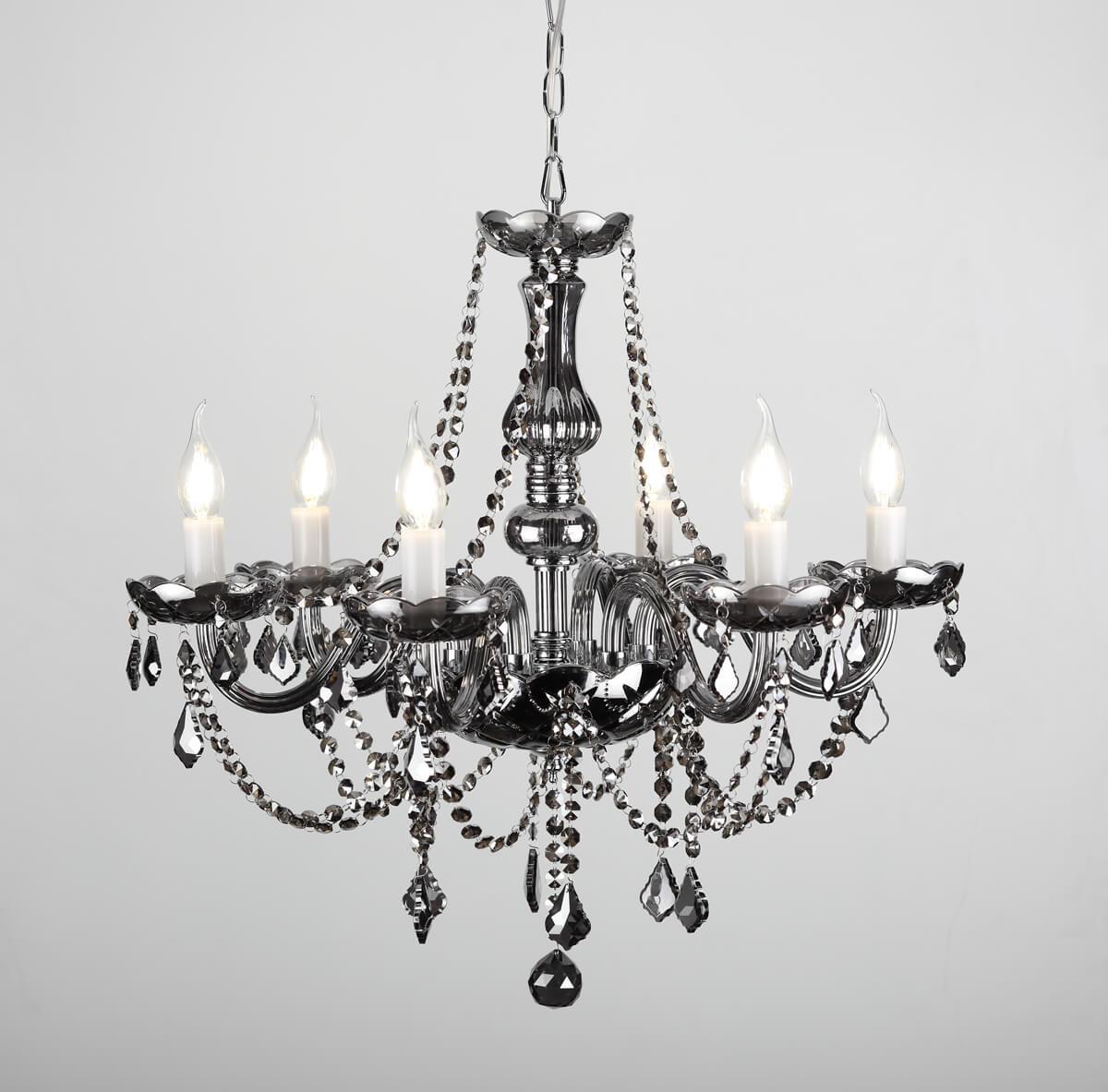 Подвесная люстра Rivoli Pensieri 1010-206 RIVOLI ДИЗАЙНЕРСКИЕ, PENSIERI 336784 Хром;черный  - Вид №2