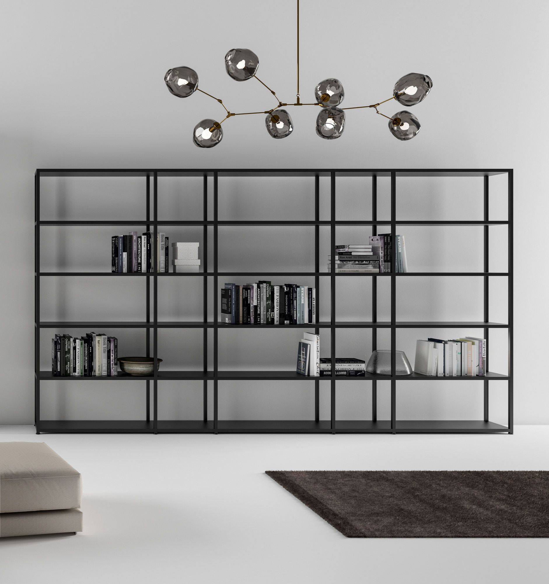 Алюминиевый самонесущий высокий дневной офисный книжный шкаф About Office Hype ARCH-00082047 - Вид №1