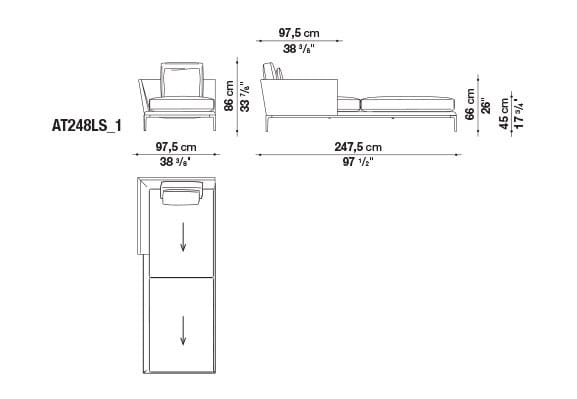 Кожаный диван B&B Italia Атолл ARCH-00112726 - Вид №62