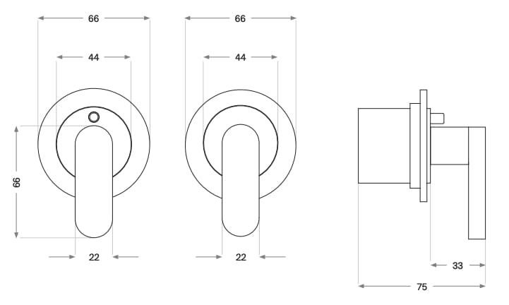 Термостатический набор для душа из нержавеющей стали с душем COCOON John Pawson ARCH-00039587 - Вид №12