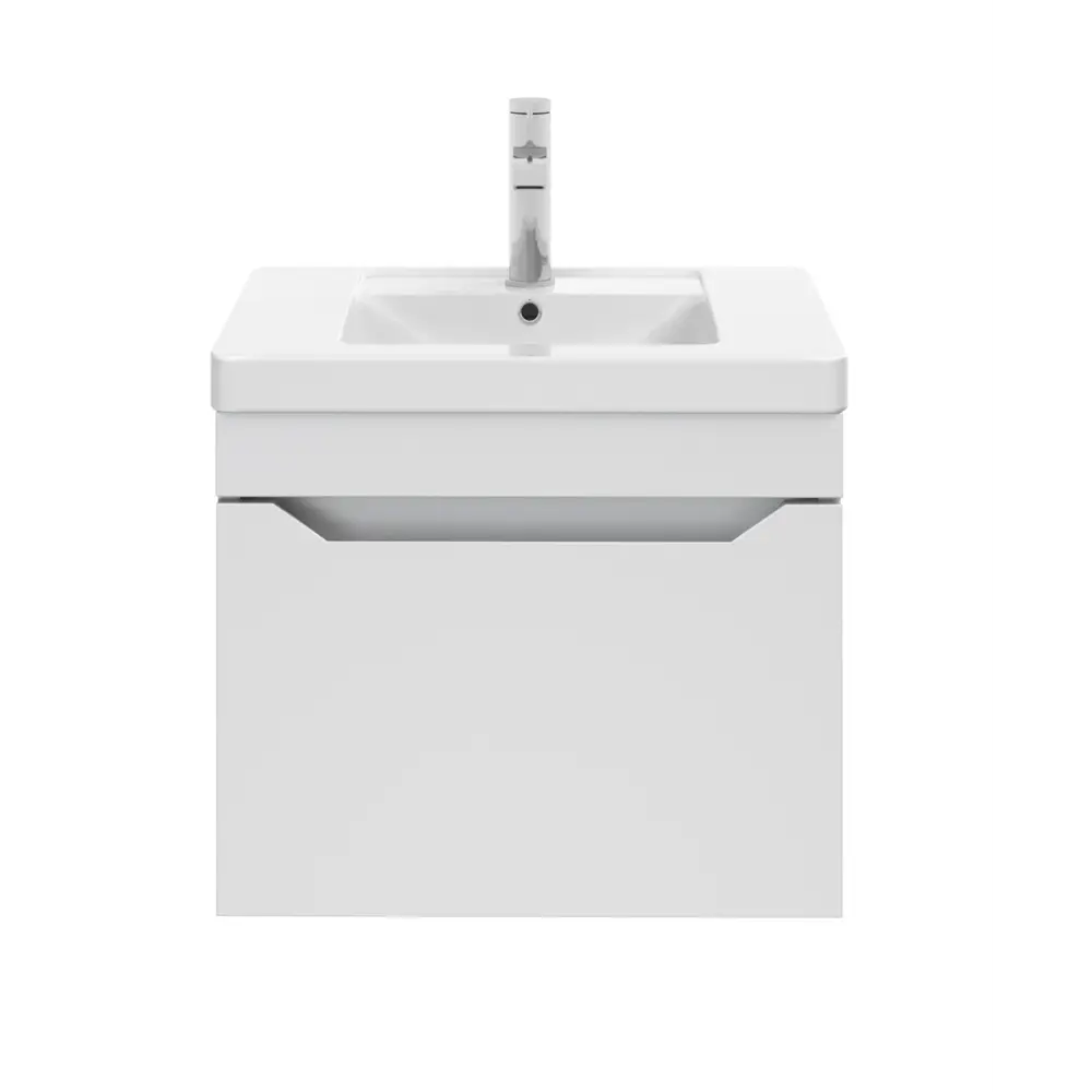 Santreyd Рондо — подвесная тумба под раковину 80 см белая глянцевая 89389089 STLM-1479401