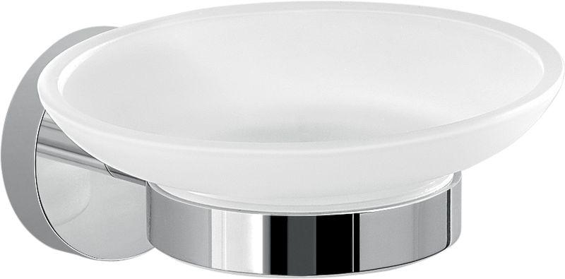 2311(13) Gedy G-Eros, настенная стеклянная мыльница, цвет хром