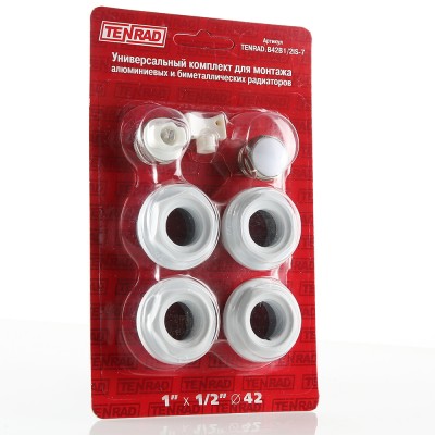 TENRAD.В42B1 Комплект для монтажа радиаторов без кронштейнов 1/2 Valtec 1/2" 