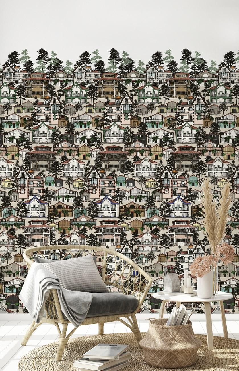 Isidore Leroy Моющиеся обои на флизелиновой основе Anastasie 6242601-2-3 - Вид №1