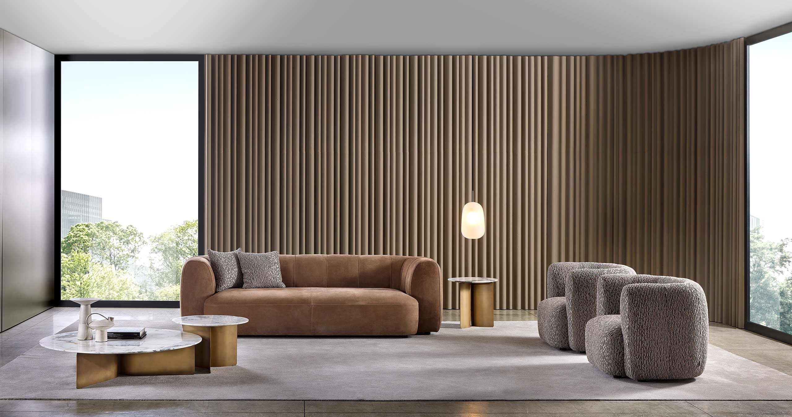 3-местный кожаный диван Marelli Milo ARCH-00056937 - Вид №1