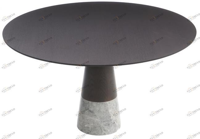 ENNE Круглый обеденный стол из массива дерева Echo sun-id-1493277