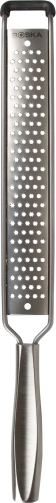 10640467 Boska Тёрка для сыра, шоколада, имбиря и чеснока Boska "Монако+" плоская 32х3,5см, сталь нержавеющая Сталь нержавеющая 