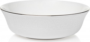 10538887 Lenox Салатник индивидуальный "Ханна,платиновый кант" 15см Фарфор костяной