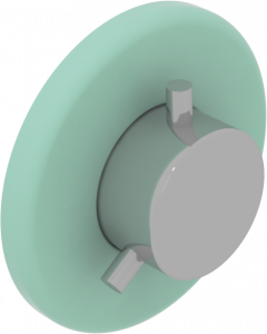 DEVCE2V25 Переключатель для душа/ванны 2 потока GSG CERAMIC