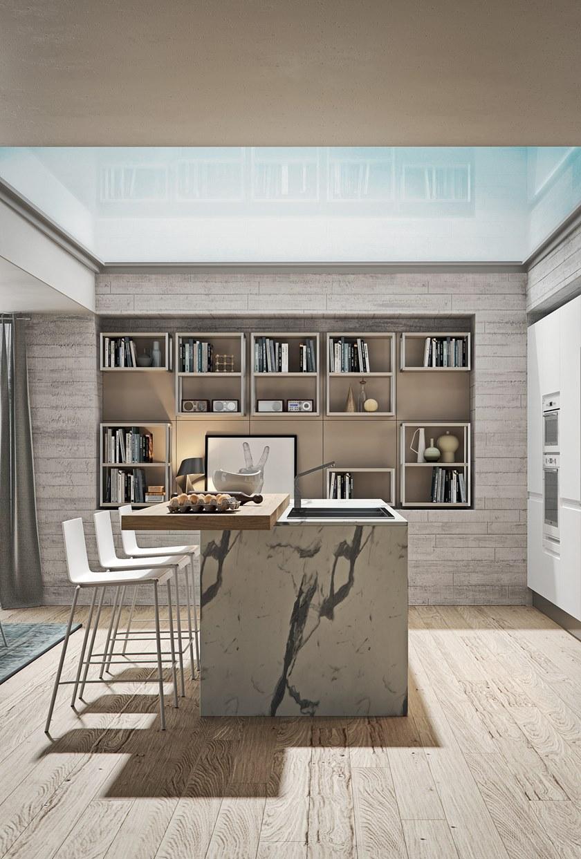 Colombini Casa Полимерная кухня на заказ sun-id-1358637 - Вид №5