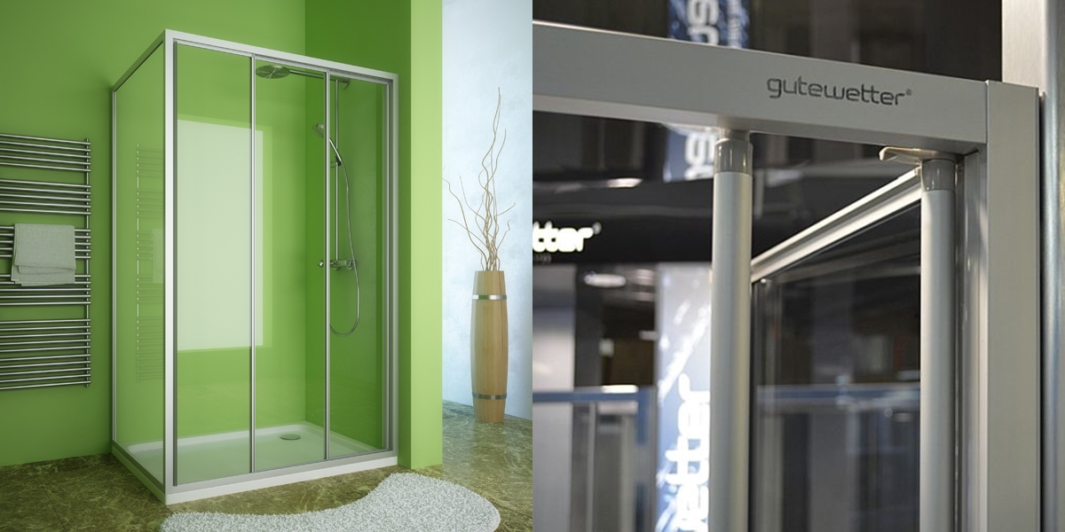 Душевая кабина 90-100/90-100 GK-403 GUTEWETTER PRACTIC RECTAN 9010090100GK403 - Вид №1