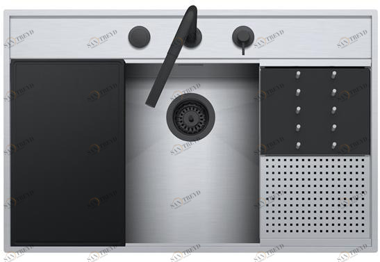 1lfx91nk Встроенная раковина под столешницу овальная Barazza Flexi