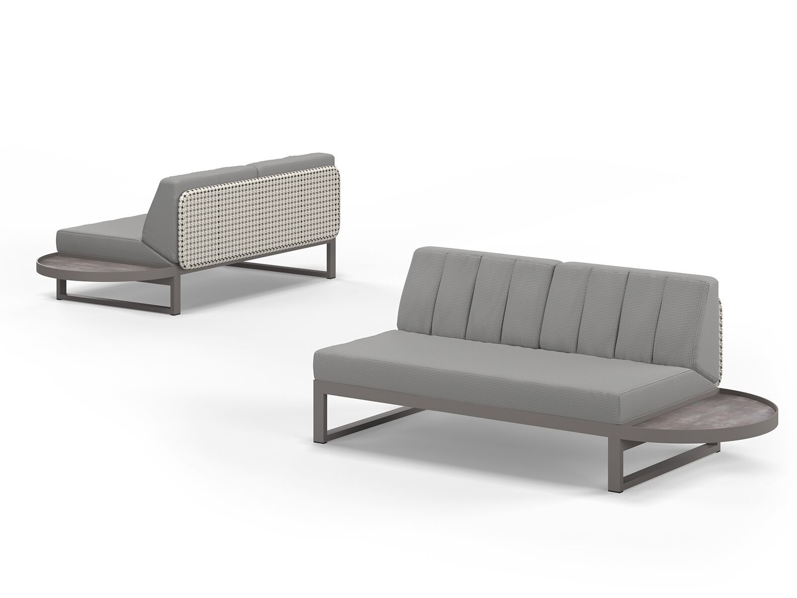 2-местный модульный тканевый диван с журнальной стойкой MAMAGREEN Munia ARCH-00077745 - Вид №4