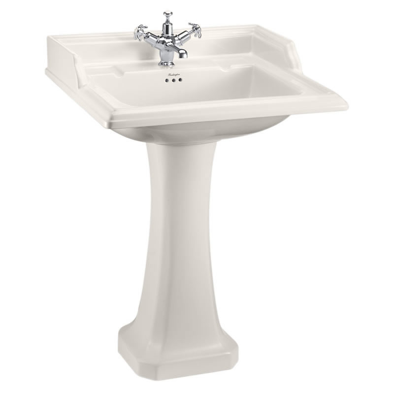 Burlington Classic Классическая раковина 65 см и классическая подставка Жиклер с 2-мя отверстиями под смеситель B15 2TH JET  - Вид №2