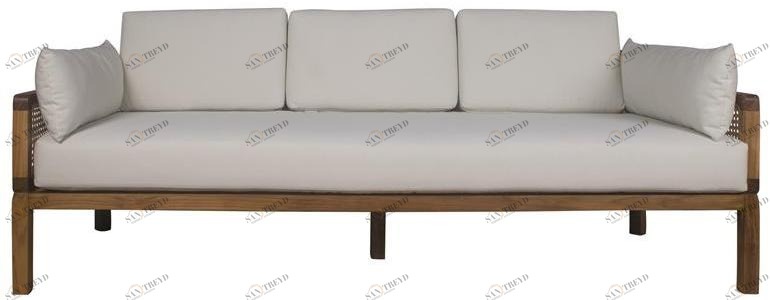 Il Giardino di Legno 3-х местный тканевый садовый диван Dual Dual0285