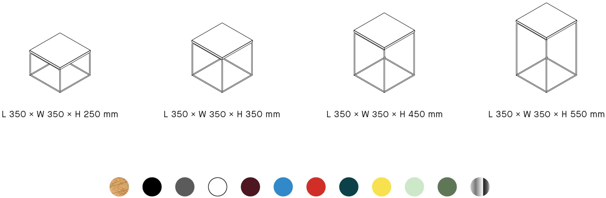 LOEHR Журнальный столик квадратный мдф Tangram sun-id-1515737 - Вид №5