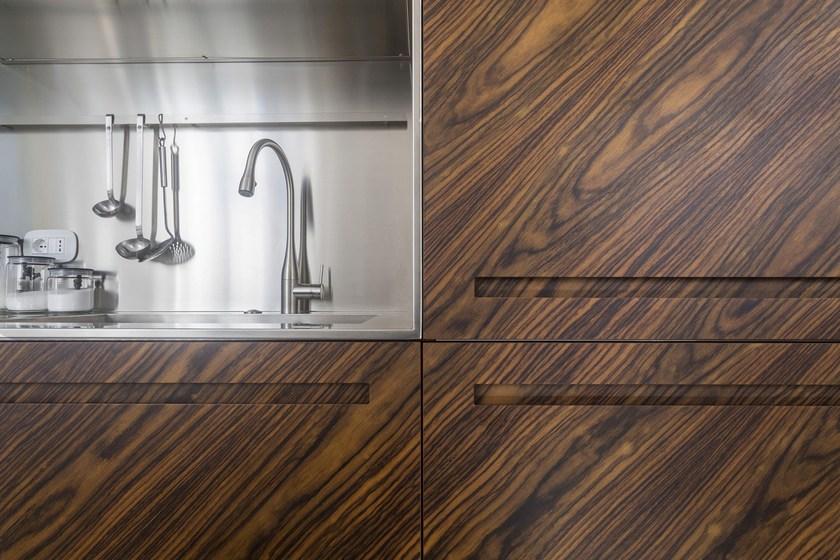 TM Italia Cucine Кухня из стали и дерева D90 sun-id-1465284 - Вид №2