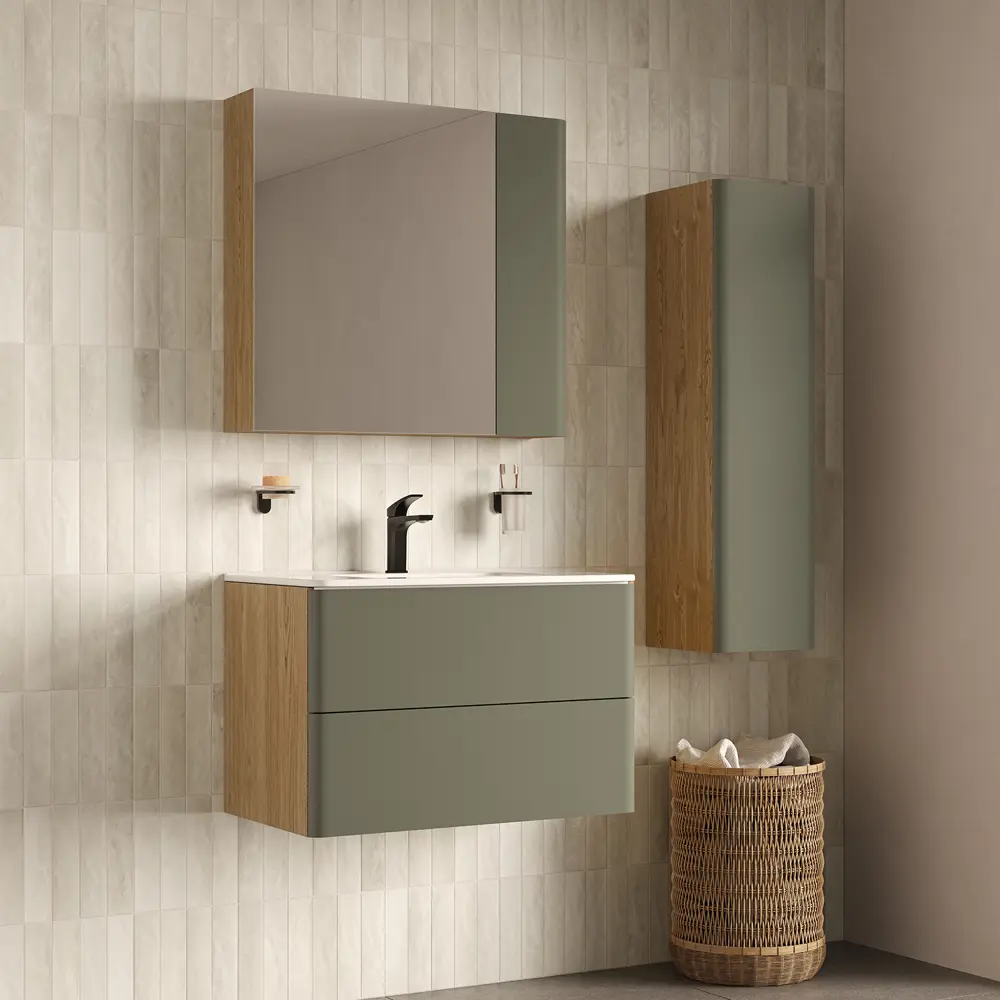 Корпус пенала подвесного Iddis Lahta LAH30V0i97 109x30x30.1 см цвет дуб светлый STLM-2105943 - Вид №5