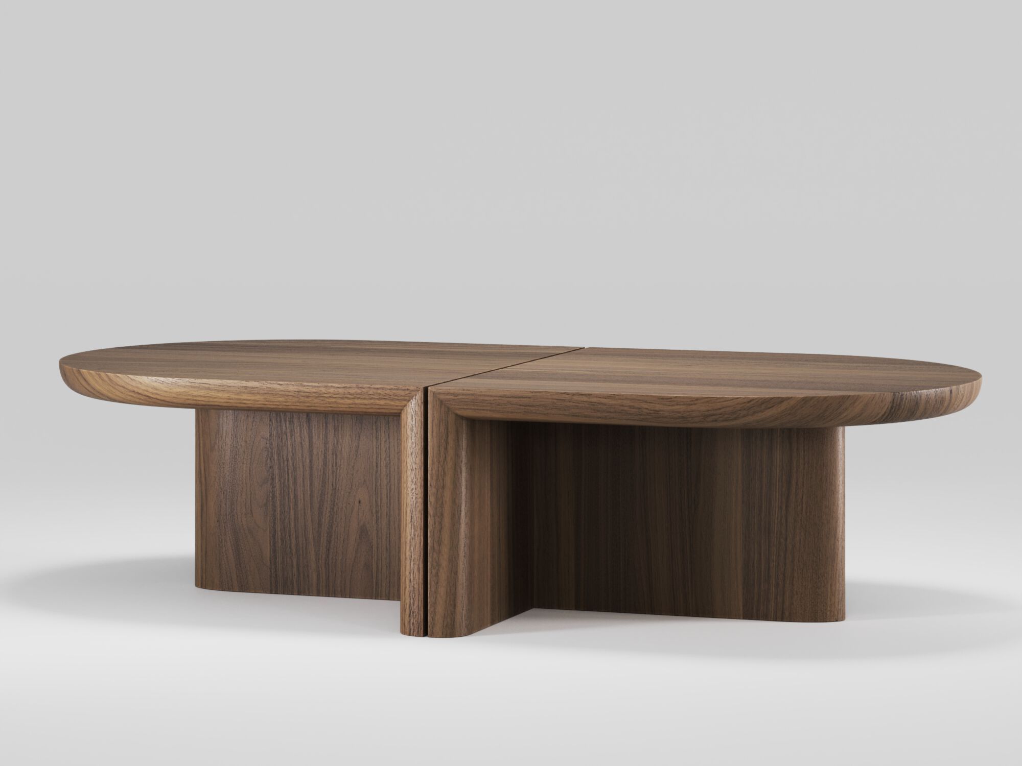 Журнальный столик из грецкого ореха Wewood Re-form ARCH-00143665 - Вид №1