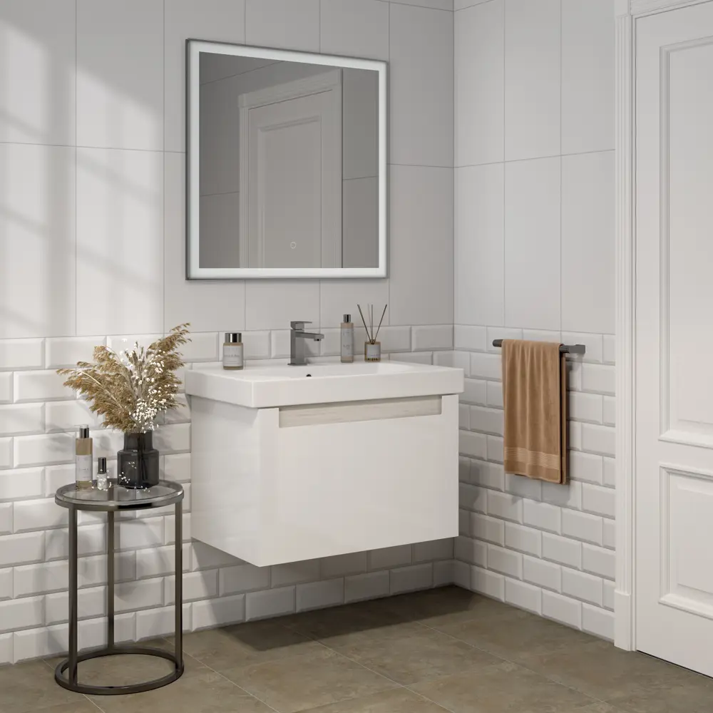Плитка настенная Kerama Marazzi Карнавал в Венеции 9.9x20 см 0.792 м² цвет белый 82005194 STLM-2122507 - Вид №6