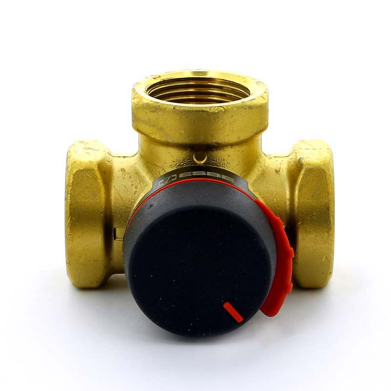 Клапан трехходовой смесительный VRG 131 резьбовой латунный ESBE 1" Kvs 6.3 10 бар 11601000