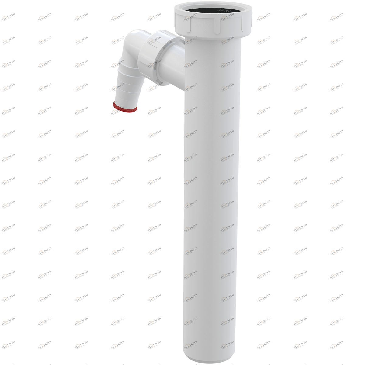 Патрубок с накидной гайкой 6/4" и штуцером ALCAPLAST A44MS