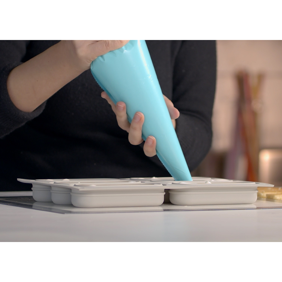 25.284.13.0065 Набор из 2 силиконовых форм для приготовления эклеров chic eclair Silikomart  - Вид №8