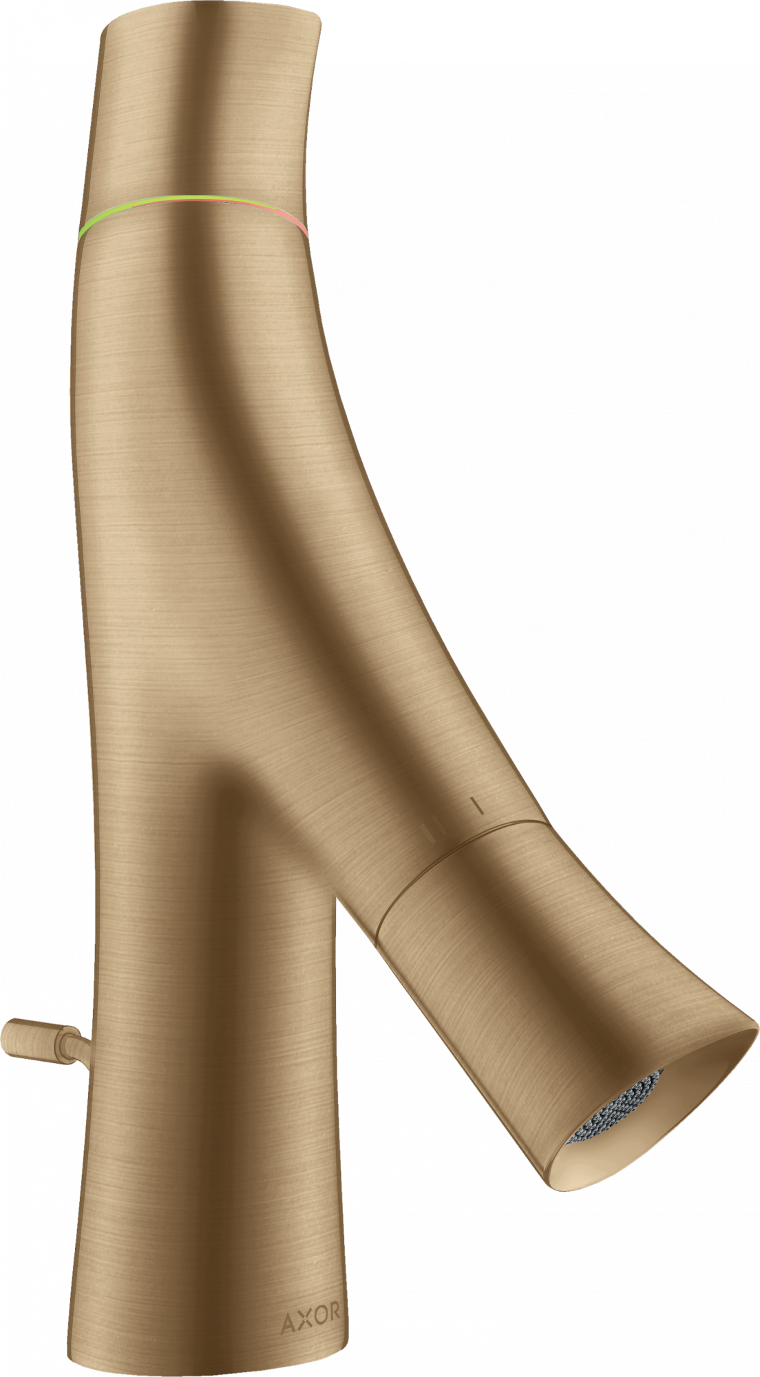 12014140 Смеситель для раковины 50, 2 ручки, со сливным гарнитуром AXOR STARCK ORGANIC