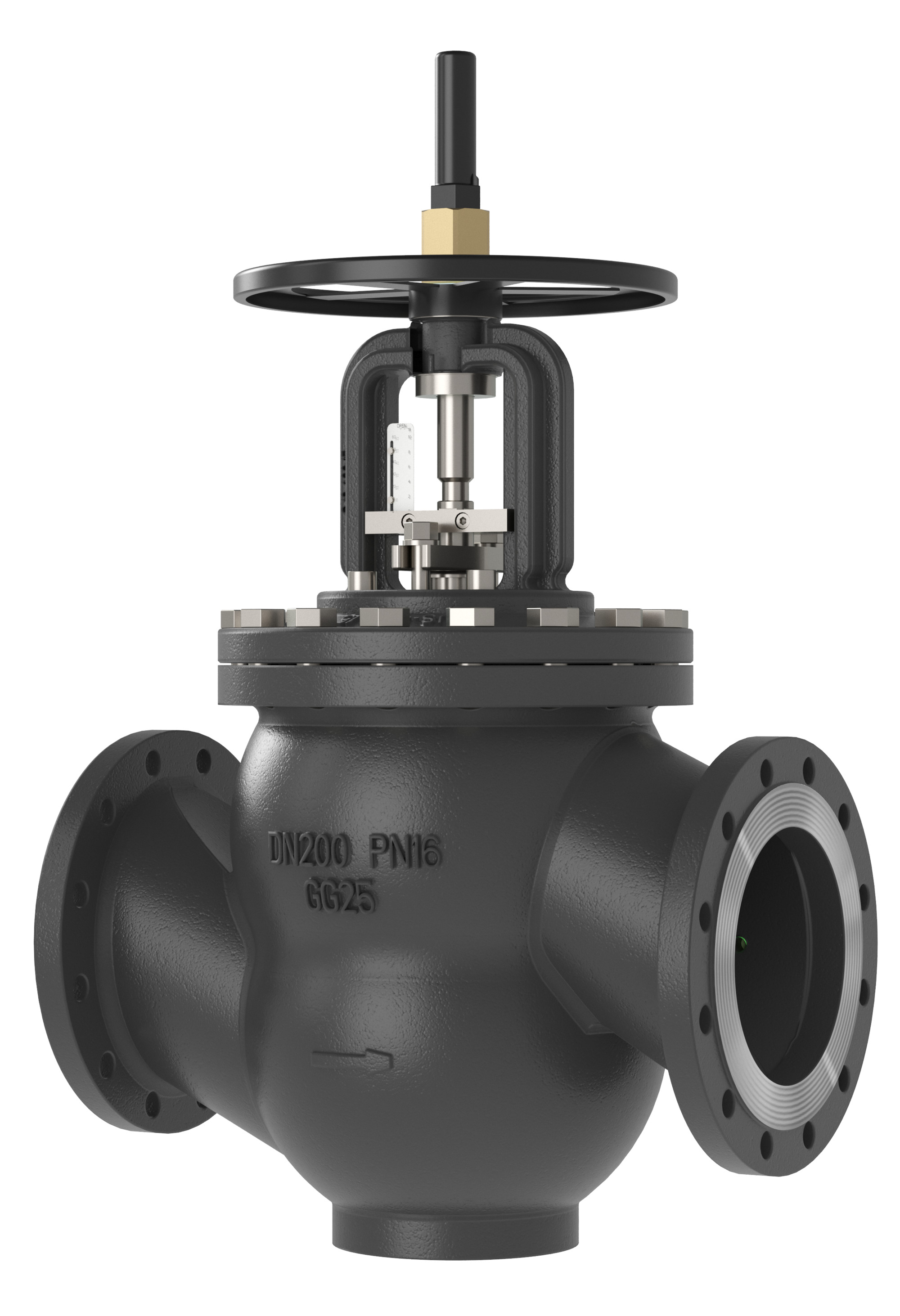 Danfoss Ручной балансировочный клапан MNF с фланцевым присоединением MNF клапан балансир DN 150 PN 25 003Z1175  - Вид №82