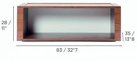 Wildspirit Открытый отдельно стоящий деревянный книжный шкаф Motley sun-id-1368034 - Вид №6