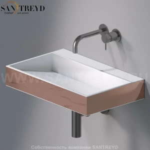 L010T1RPV4.257 Подвесная раковина настенная прямоугольная A. e T. Italia P35