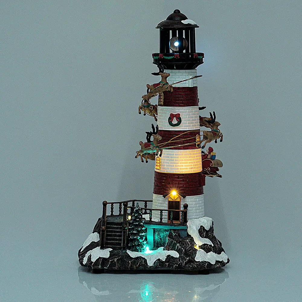 89368026 Новогодняя композиция светящаяся Маяк STLM-1546596 Santreyd  - Вид №1