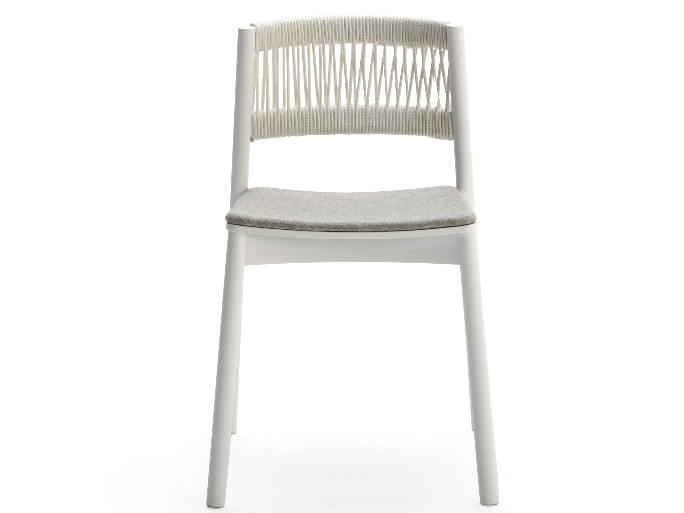 Стул из бука и морской веревки с мягким сиденьем Billiani Load ARCH-00120864